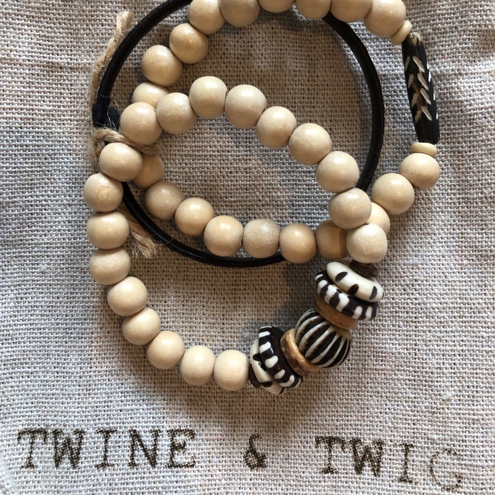 Twine & Twig trio bracelets! new with bag!
